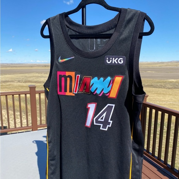 Miami Heat Tyler Herro NBA Nike Swingman City Edition Jersey - Picture 2 of 7